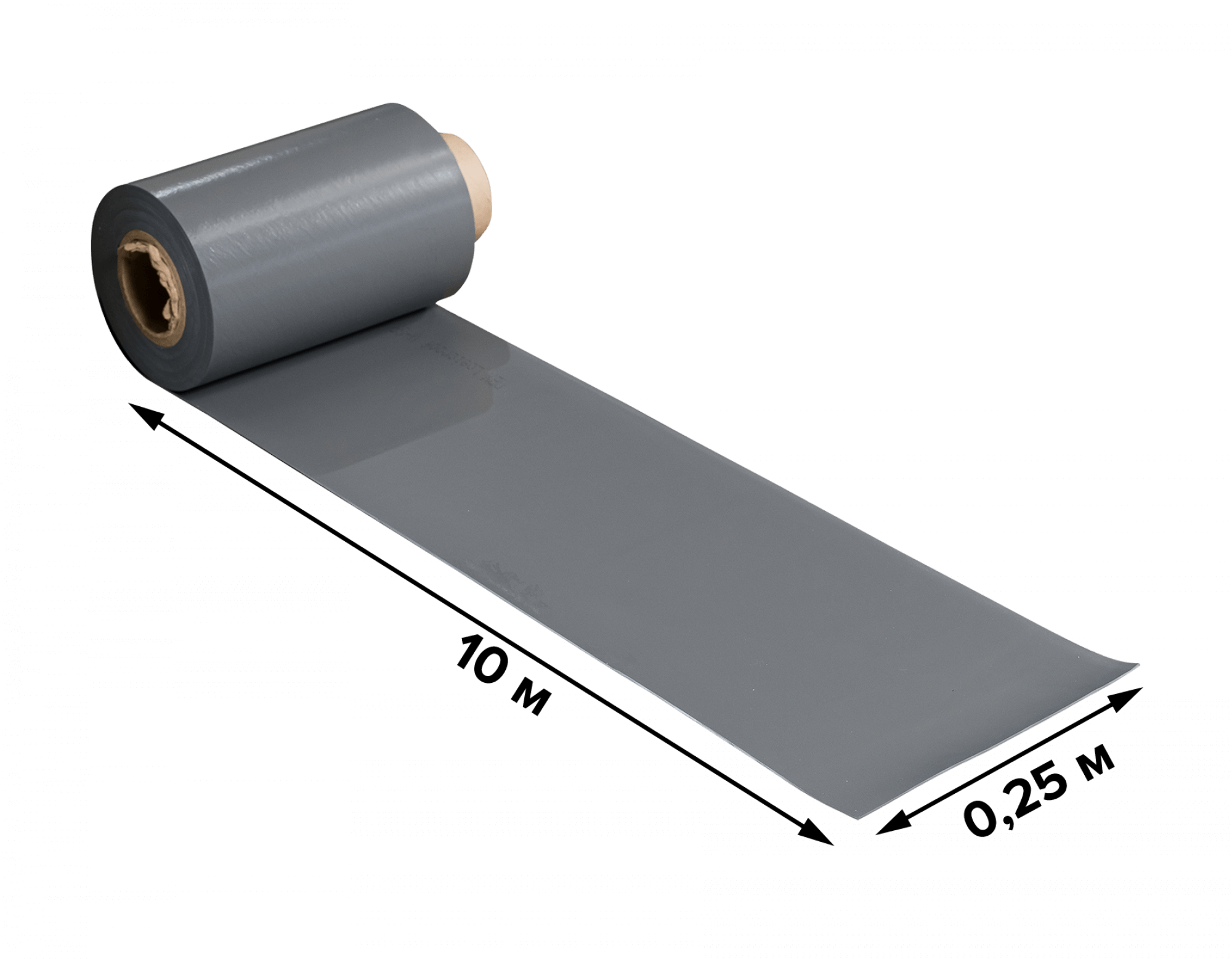 ПВХ мембрана Logicroof V-SR 1,5 мм (0,25x10 м), тёмно-серая