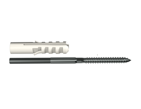 ТН МВС 125/90 мм, крепление хомута трубы с дюбелем 140 мм, шт.