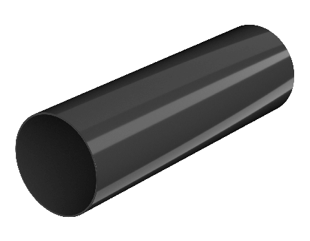 ТН ПВХ 125/82 мм, водосточная труба пластиковая (1,5 м),