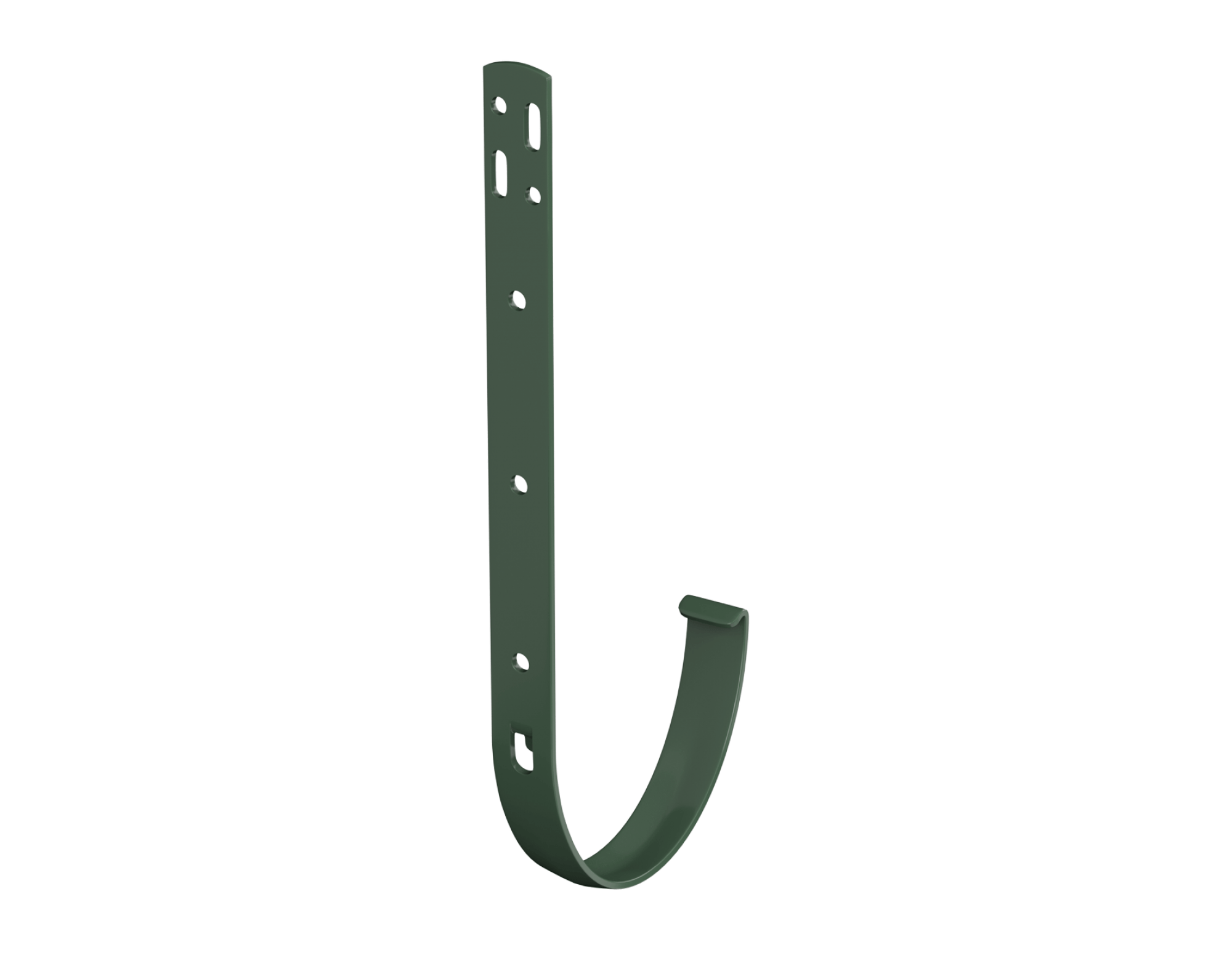 ТН ПВХ 125/82 мм, кронштейн желоба металлический, зеленый, шт.